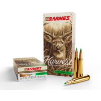Barnes Harvest .223 Remington 69 Grain Sierra Tipped GameKing Brass Cased Rifle Ammunition