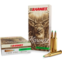 Barnes Harvest Collection 7mm PRC 180 Grain Tipped GameKing Rifle Ammunition