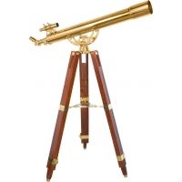 Barska 36x80mm Anchormaster Telescope, Sky &amp; Land Brass Scope w/ Mahogany tripod AE10824