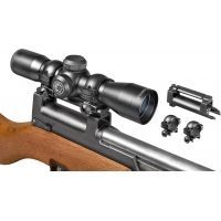 Barska 4x32 Contour Rifle Scope with SKS Mount and Rings AC10882 Rifle Scope