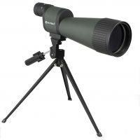 Barska 25-125x88 WP Benchmark Spotting Scope w/ Handheld Tripod, Table Top Tripod, Soft Carrying Case, Hard Case