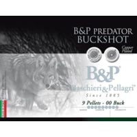 Baschieri &amp; Pellagri Predator Buckshot Shotshells- 12 ga 2-3/4 In 2 oz Size 00 1280 fps
