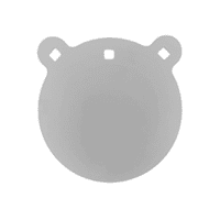 Bash Target Supply AR500 Gong Round Steel Target 8-1/2in Thick