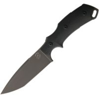 Bastinelli Creations RED V2 Black PVD Fixed Blade Knife