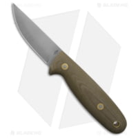 Battle Horse Knives Sisu 3.50in Fixed Blade Knife