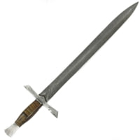 Battling Blades Bastard High Carbon Damascus Steel 29in Sword