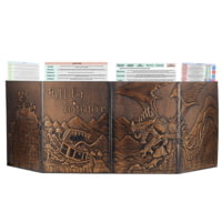 Battling Blades Leather Dungeon Master Screen - Dungeons And Dragons 23B8E5FD
