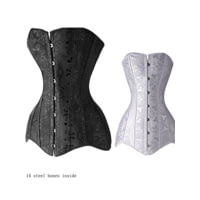 Battling Blades Renaissance Exquisite Steel-Boned Long Torso Corset 347540ED