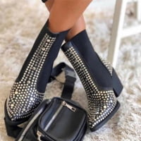 Battling Blades Rivets Elastic Chelsea Ankle Boots - Women's