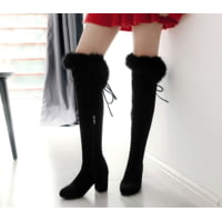 Battling Blades Zip Fur Lined Winter Long Boots