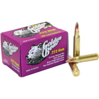 Bear Ammunition Golden Bear .223 Remington 55 Grain Full Metal Jacket Steel Cased Centerfire Rifle Ammunition