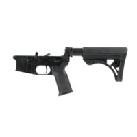 Bear Creek Arsenal AR-15 Multi-Caliber Forged Lower Assembly with Upgraded UTG Tactical Stock, Magpul MOE-K2 Grip Velocity 3lb Trigger