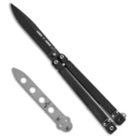 Bear OPS Bear-Song II Butterfly Black G-10 Knife Trainer *DISCOUNTED* F7365DD2