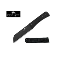 Bear &amp; Son Cutlery 10 3/4 Bear Tac Ii Black G10 Handle With Black Epoxy Powder Coated Blade With Kydex Sheath