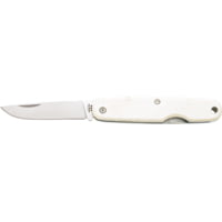 Bear &amp; Son Cutlery 3 1/2 White Smooth Bone Slip Joint Executive