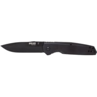 Bear &amp; Son Cutlery 4-1/2 in. Black G10 Assisted Tanto Sideliner