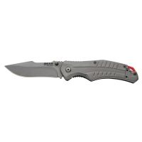 Bear &amp; Son Cutlery 4 3/8 in Gray Stainless Framelock Assisted Opener