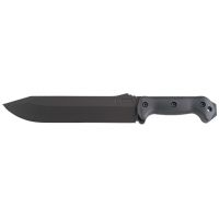 KA-BAR Knives Becker BK9 14.75in Tactical Bowie Knife - Black, Plain Edge