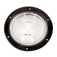 Beckson Marine 4" Clear Center Screw Out Deck Plate