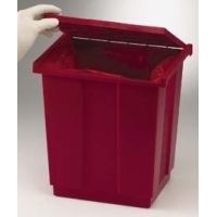 Bel-Art Benchtop Biohazard Waste Disposal Can, SCIENCEWARE F131970000