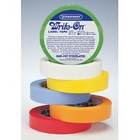 Bel-Art Write-On Label Tape, SCIENCEWARE F134620300 Tape Rolls With 2.5 Cm (1&quot;) Dia. Core