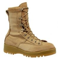 Belleville Mens Waterproof Flight &amp; Combat Boot, Tan