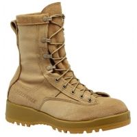 Belleville Mens Waterproof Steel Toe Combat Boot, Tan