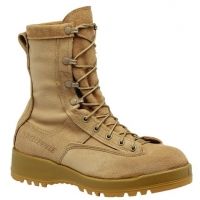 Belleville Womens Waterproof Flight &amp; Combat Boot, Tan