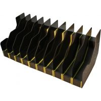 BenchMaster Rifle Rest Ten Gun Pistol Rack - Handgun Safe Storage Accessories