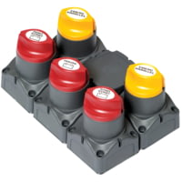 BEP Marine Battery Distribution Cluster f/Twin Outboard Engines w/Three Battery Banks w/Motorized VSR