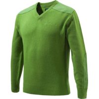 Beretta Men's Classic V-neck Sweater Light Green Large