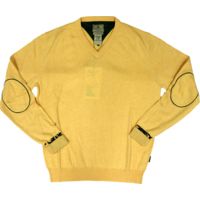 Beretta Men's Country Classic V-neck Sweater Small Yellow