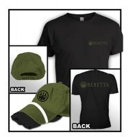 Beretta Mens Hat/T-Shirt Combo Roll Up