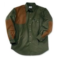 Beretta Mens Upland Canvas Overlay Shooting Shirt