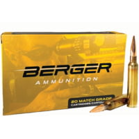 Berger 300PRC 215 grain Boat Tail Hybrid Target Rifle Ammuntion