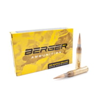 Berger Hybrid .338 Lapua Magnum 300 grain Hybrid Tactical Open Tip Match (OTM) Brass Centerfire Rifle Ammunition