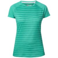 Berghaus Stripe II Baselayer SS Tee - Women's-Dark Green-Medium