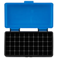 Berrys 53852 401 Ammo Box 9mm Luger,380 ACP 50rd Blue Lid W/Black Bottom