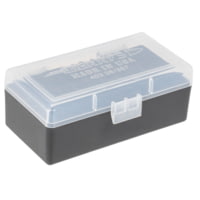 Berrys 61687 403 Ammo Box 38 Special,357 Mag 50rd Clear Lid W/Black Bottom