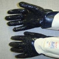 Best Manufacturing Glove Nitrile Rough Med PK12PR 7066R-09, Case of 6 / Pack of 12