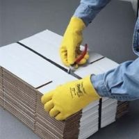 Best Manufacturing Gloves Vinyl Fuzzyduck Lg PK12 962-10, Case of 6 / Pack of 12