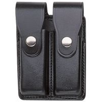 Bianchi 20C Double Magazine Pouch - Plain Tan, Chrome 15251