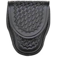 Bianchi 35P Covered Cuff Case - Plain Black, Hidden 22525