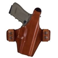 Bianchi Model 130 Allusion Series Classified Thumb Break Retention Holster Size13C For Smith &amp; Wesson M&amp;P 9mm/.40 4.25 Inches Tan Right Hand 25734B