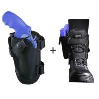 Bianchi 4750 Ranger Triad Ankle Holster - Black, Right Hand 19746
