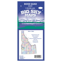 Big Sky Maps 1000,000 Scale Qaudrangle Map