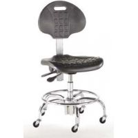 Bio Fit ToughTech Polyurethane Chairs with Chrome-Plated Finish, BioFit 4L57CR Desk Height