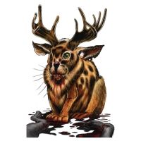 Birchwood Casey Darkotic Splattering Targets 12x18 Inches Snack Rabbit 8 Per Pack Shrink Wrapped 35611