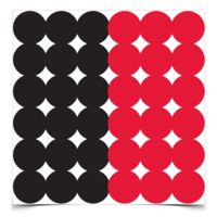 Birchwood Casey Dirty Bird 1" 216 Red/216 Black Adhesive Target