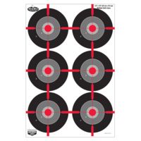 Birchwood Casey Dirty Bird Multiple Bull's-Eye Targets 12x18 Inches 8 Per Package 35705